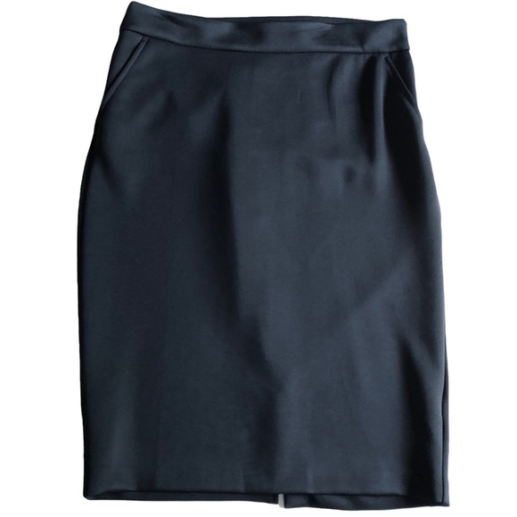 Philosophy Dresses & Skirts - Philosophy Pencil Skirt Size 12 Black with Gold Side Zip